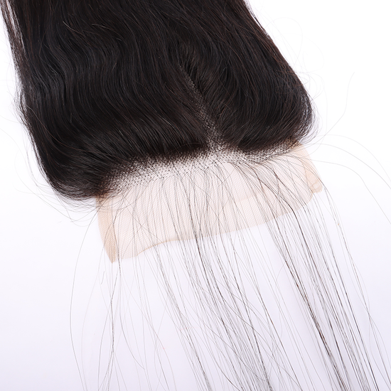 Straight Human Hair 4*4 Transparent Lace Closure Human Hair Closure YiWigs