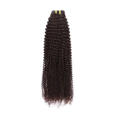 Kinky Curly Weave Human Virgin Hair Natural Black Set YiWigs