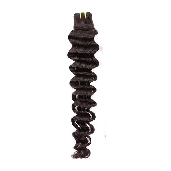 Unprocessed Virgin Human Hair One Bundle Deep Wave Hair Weave set YiWigs
