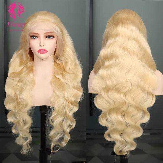 YiWigs #613 Blonde Body Wave Wigs 13*4 Lace Front Human Hair Wigs 613 HD Lace Frontal Wig With Baby Hair