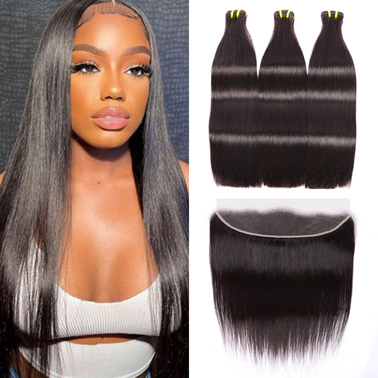 10-22 inch 13*4 HD Lace Frontal Straight Virgin Human Hair YiWigs