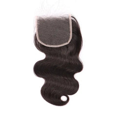 100% Human Virgin Hair Body Wave 4*4HD Transparent Lace Closure YiWigs