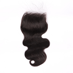 Body Wave 3 Bundles With 4*4 HD HD Lace Frontal Closure Unprocessed Human Hair YiWigs